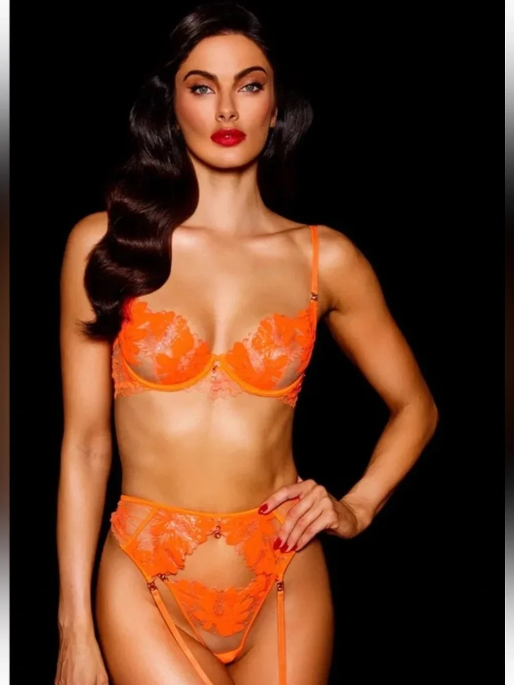 Honey Birdette Britt Balconette Bra (34F)